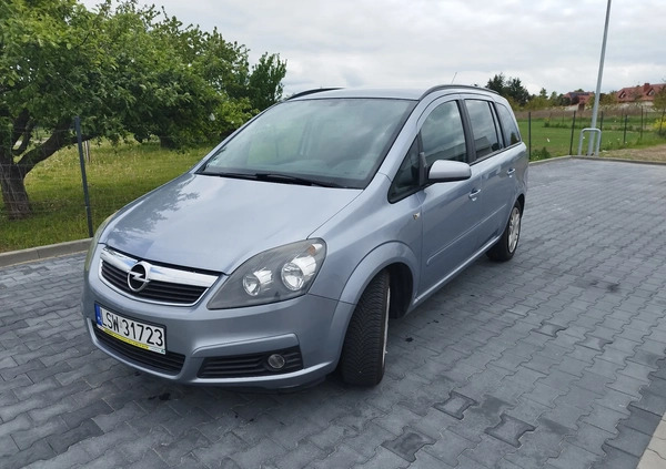 Opel Zafira cena 19500 przebieg: 151086, rok produkcji 2008 z Świdnik małe 67